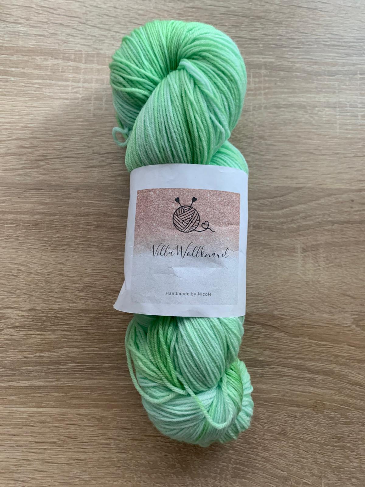 plastikfreie Wolle, handgefärbt, Lyocell