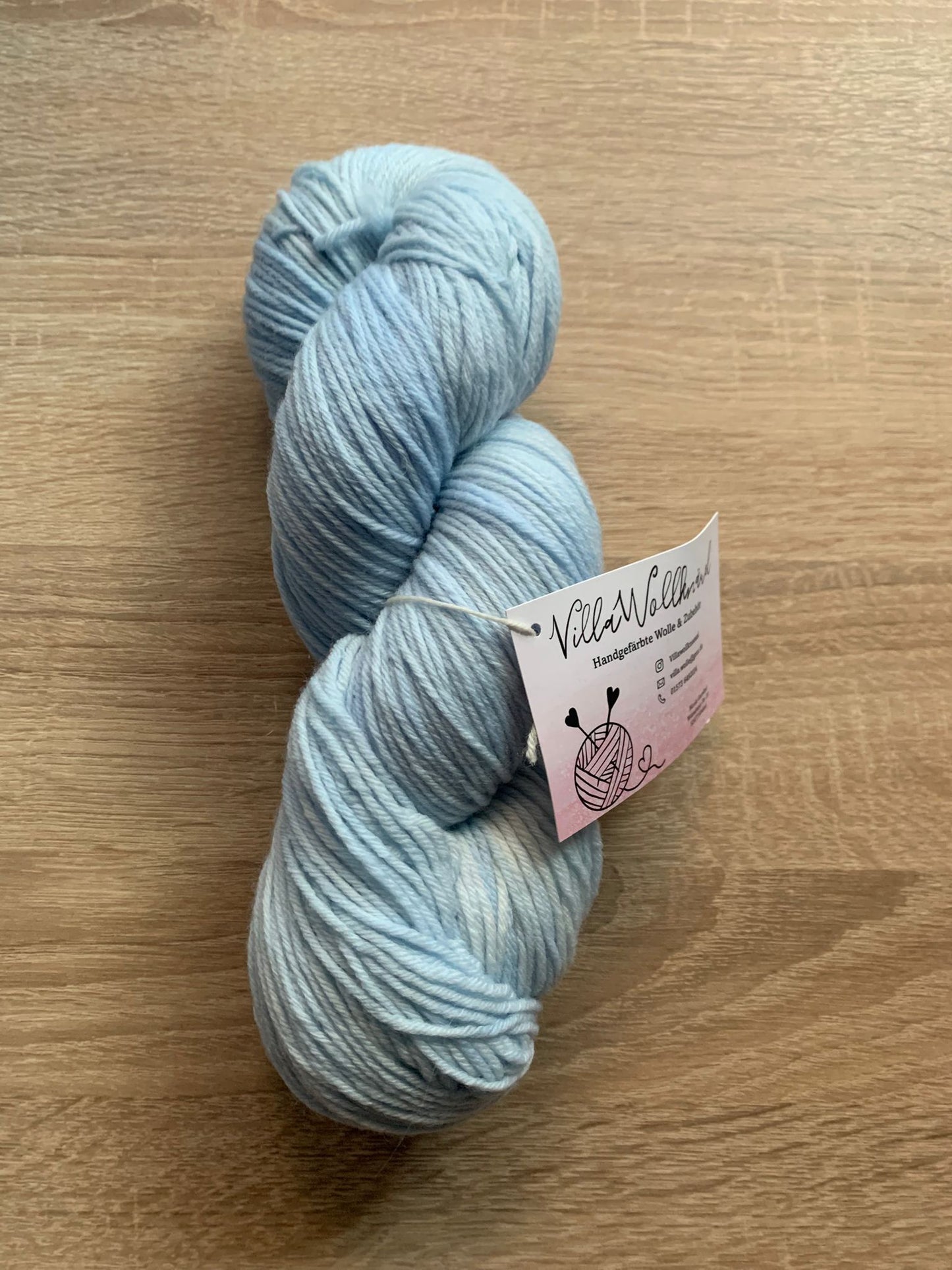 Sockenwolle, Merino, DK, hellblau