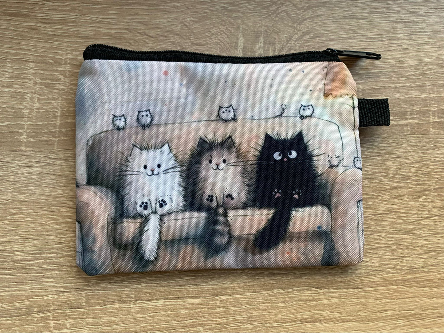 Zubehör Tasche, Handarbeit, Katzenmotiv