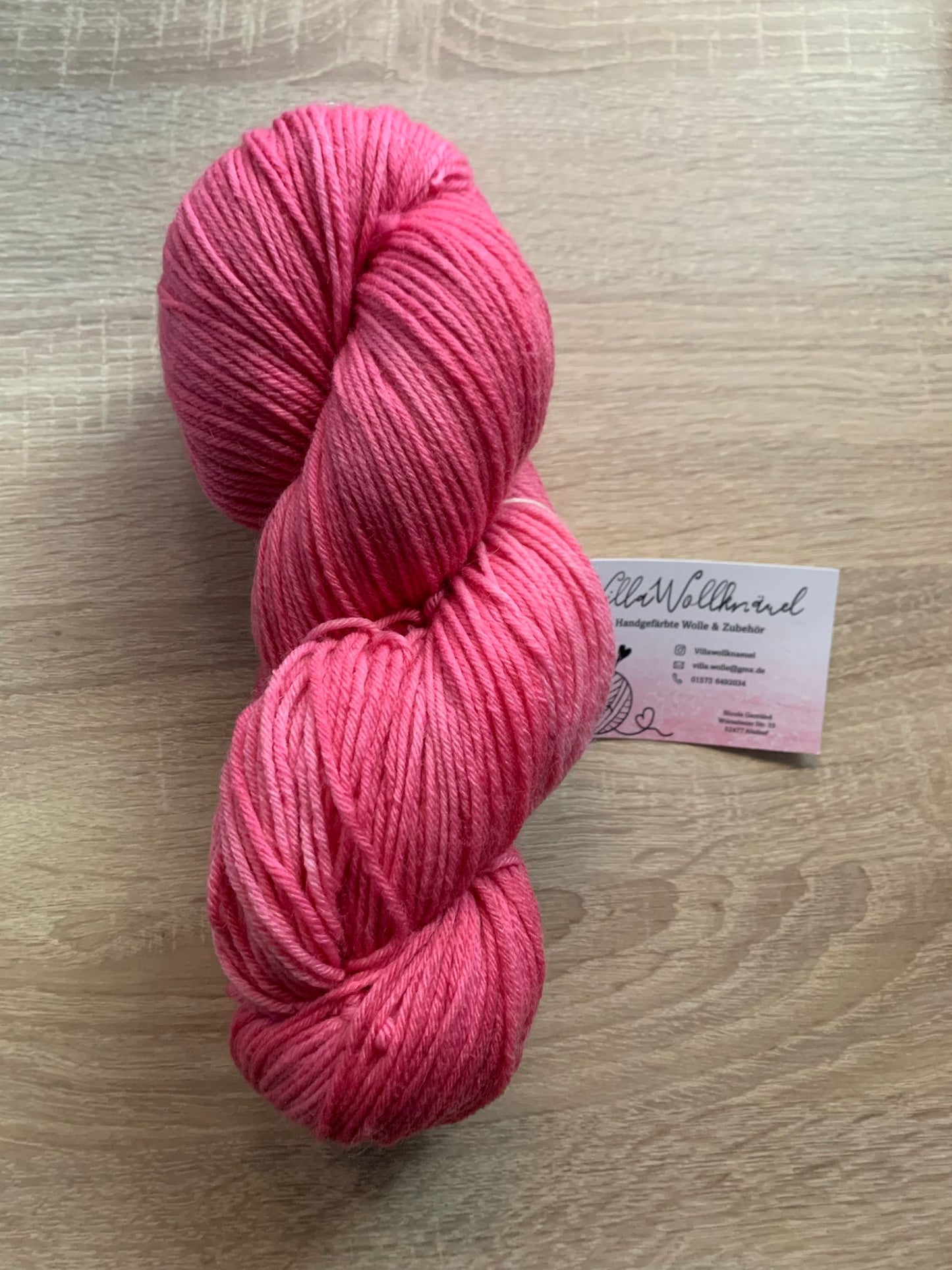Sockenwolle, DK, rot, Merino
