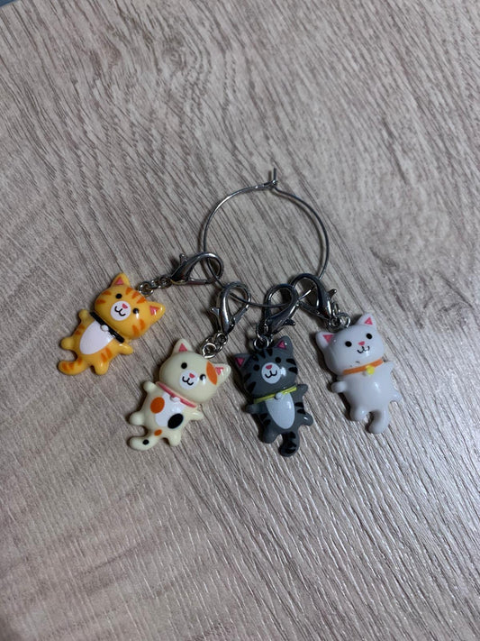 Fortschrittsmarker, Katzen, Handarbeit