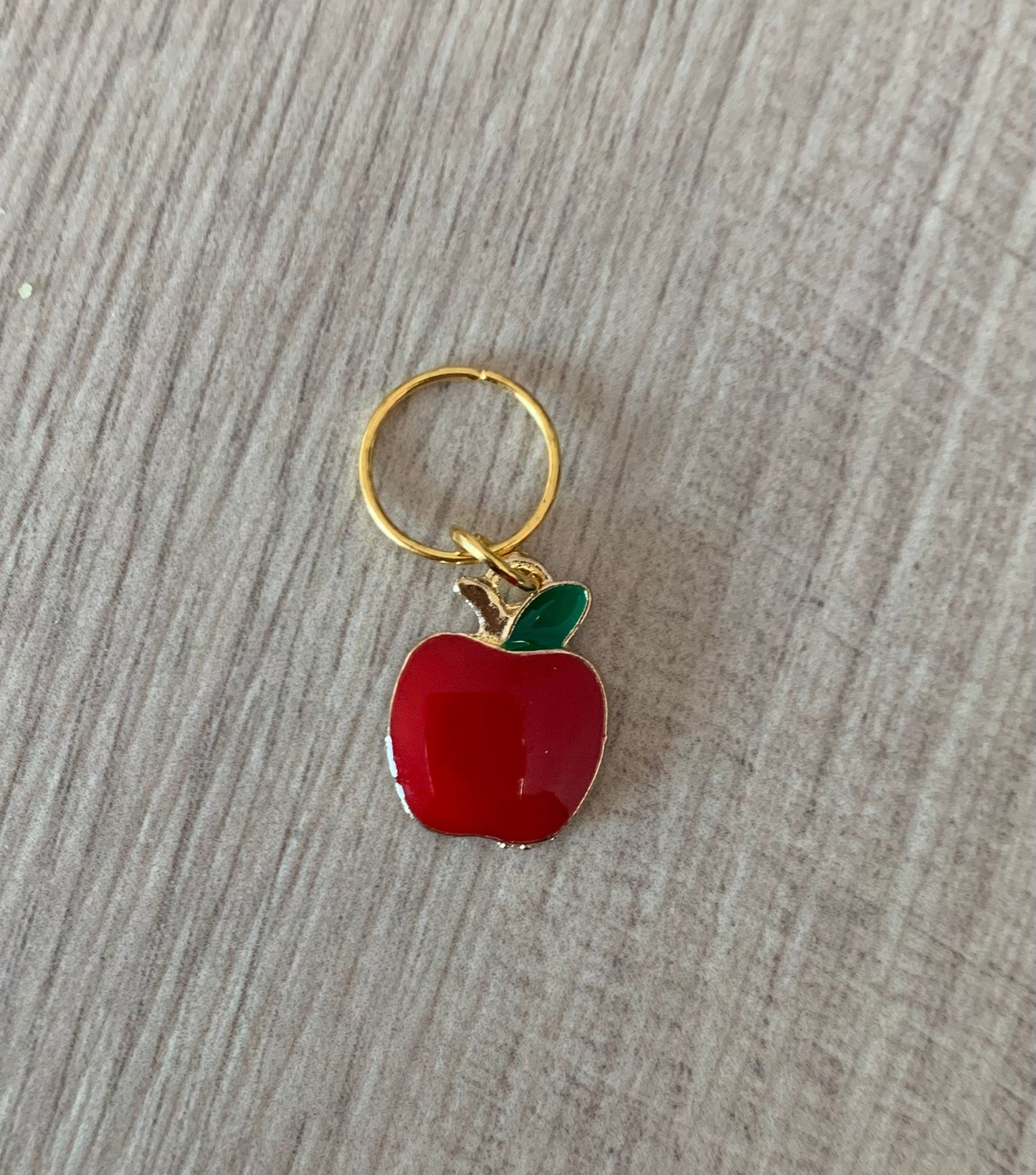 Maschenmarkierer Apfel, Handarbeit, Zubehör