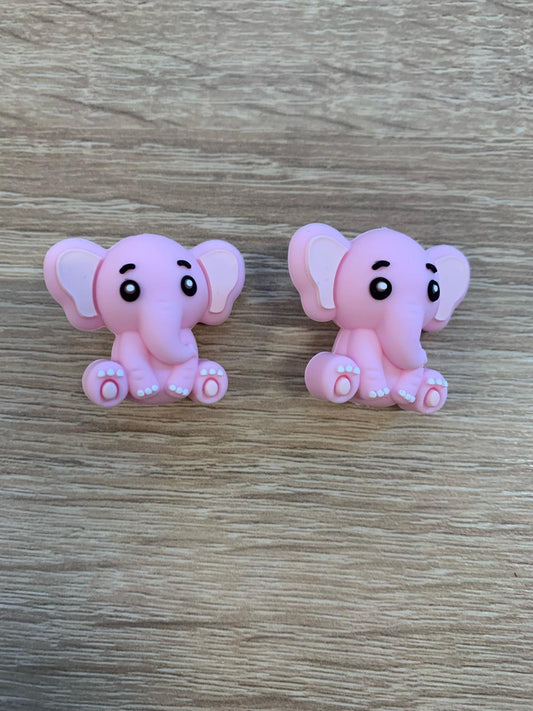 Maschenstopper, Nadelschoner, Elefant rosa, Zubehör