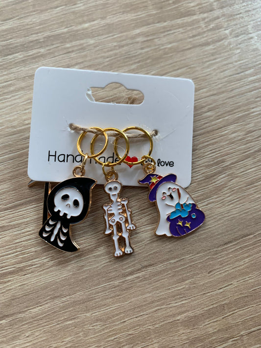 Halloween, Set, Maschenmarkierer, Handarbeit, Gespenster