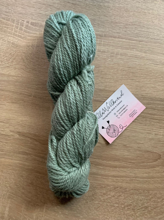 Alpaka, Schurwolle, Hanf, grün