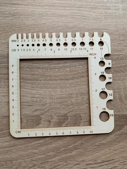 Nadelmaß für Maschenprobe, Nadelstärke, Handarbeit, Zubehör
