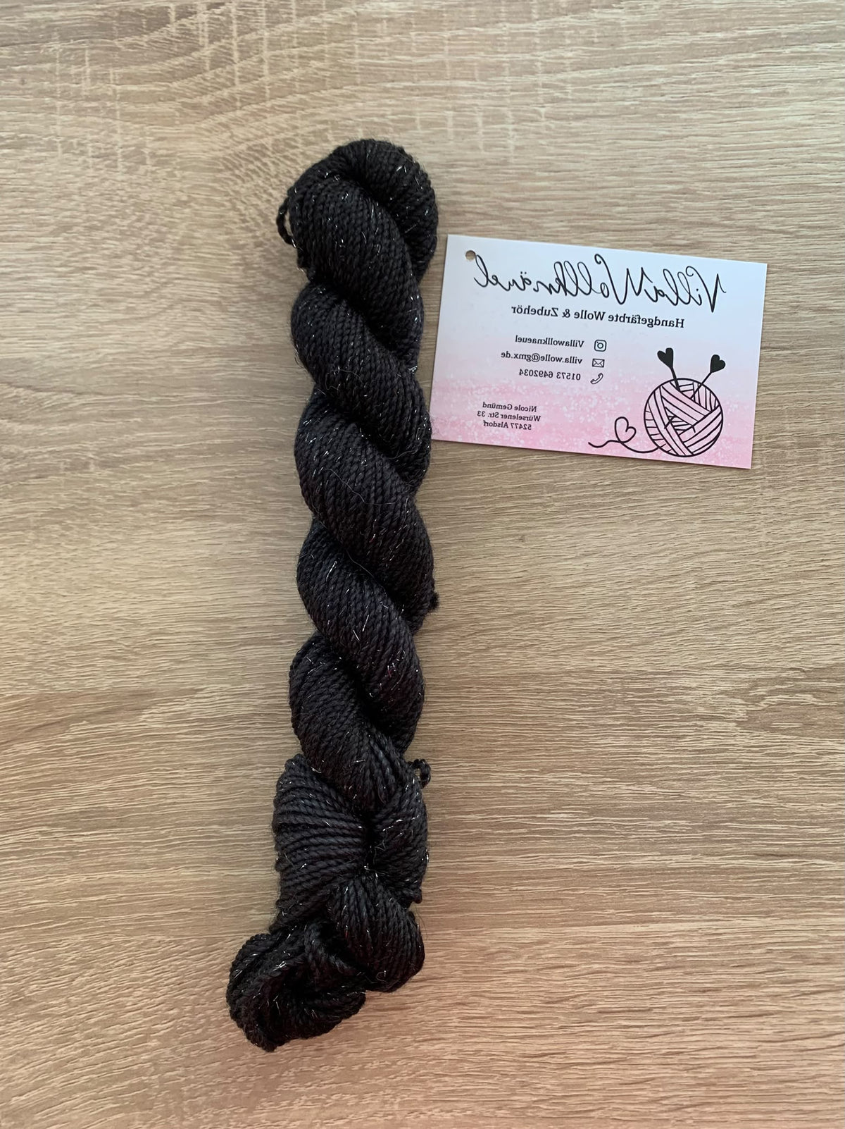 Mini, Glitzer schwarz