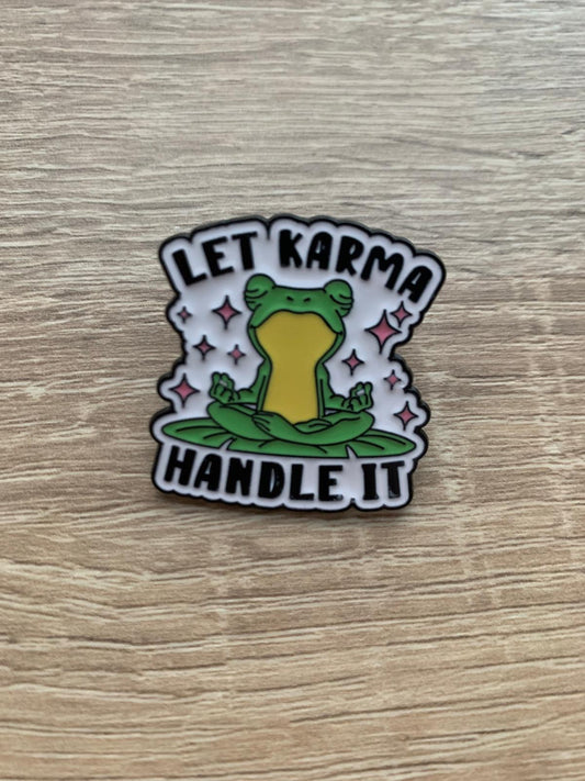 Pin, Karma, Anstecknadel