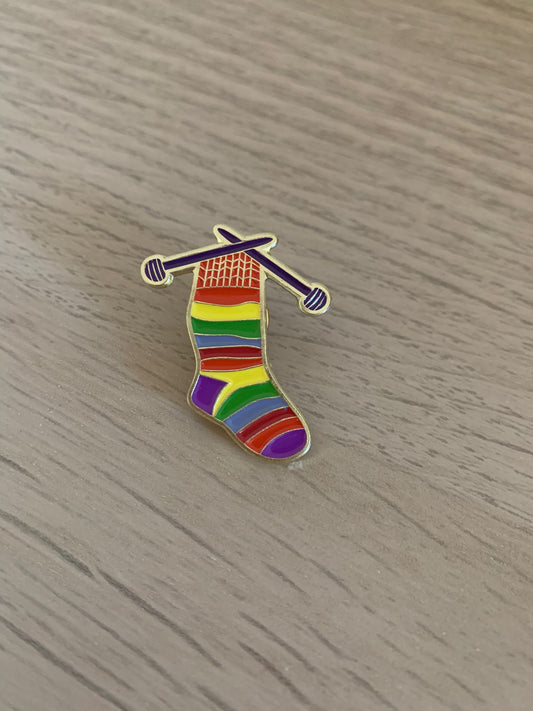 Pin, Socke, Handarbeit