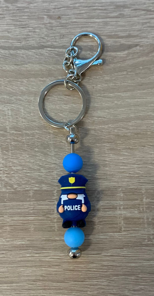 Schlüsselanhänger Stopper, Polizei, Handarbeit