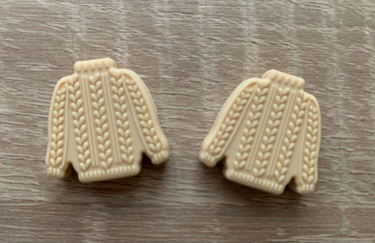 Maschenstopper Pullover, beige, Handarbeitszubehör