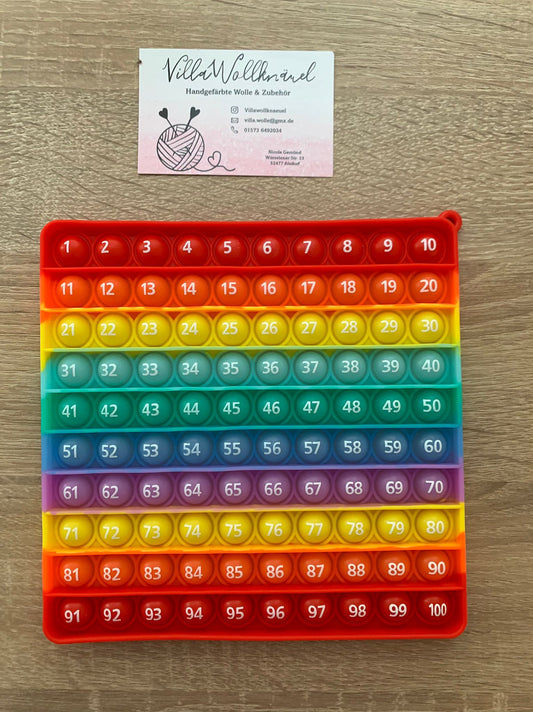 Reihenzähler, Pop it, Zubehör Handarbeit