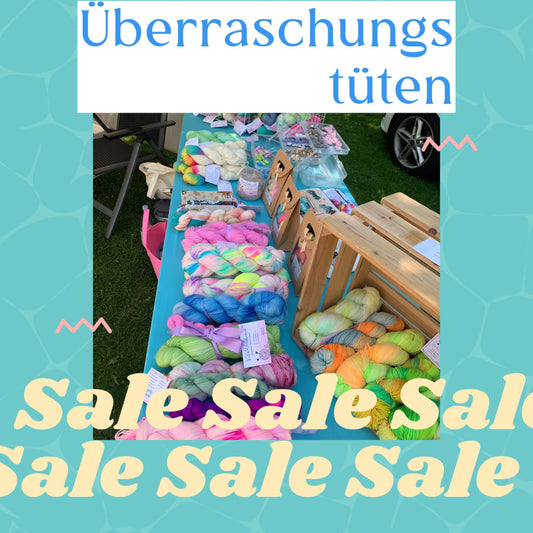 Überraschungstüten, handgefärbte Wolle