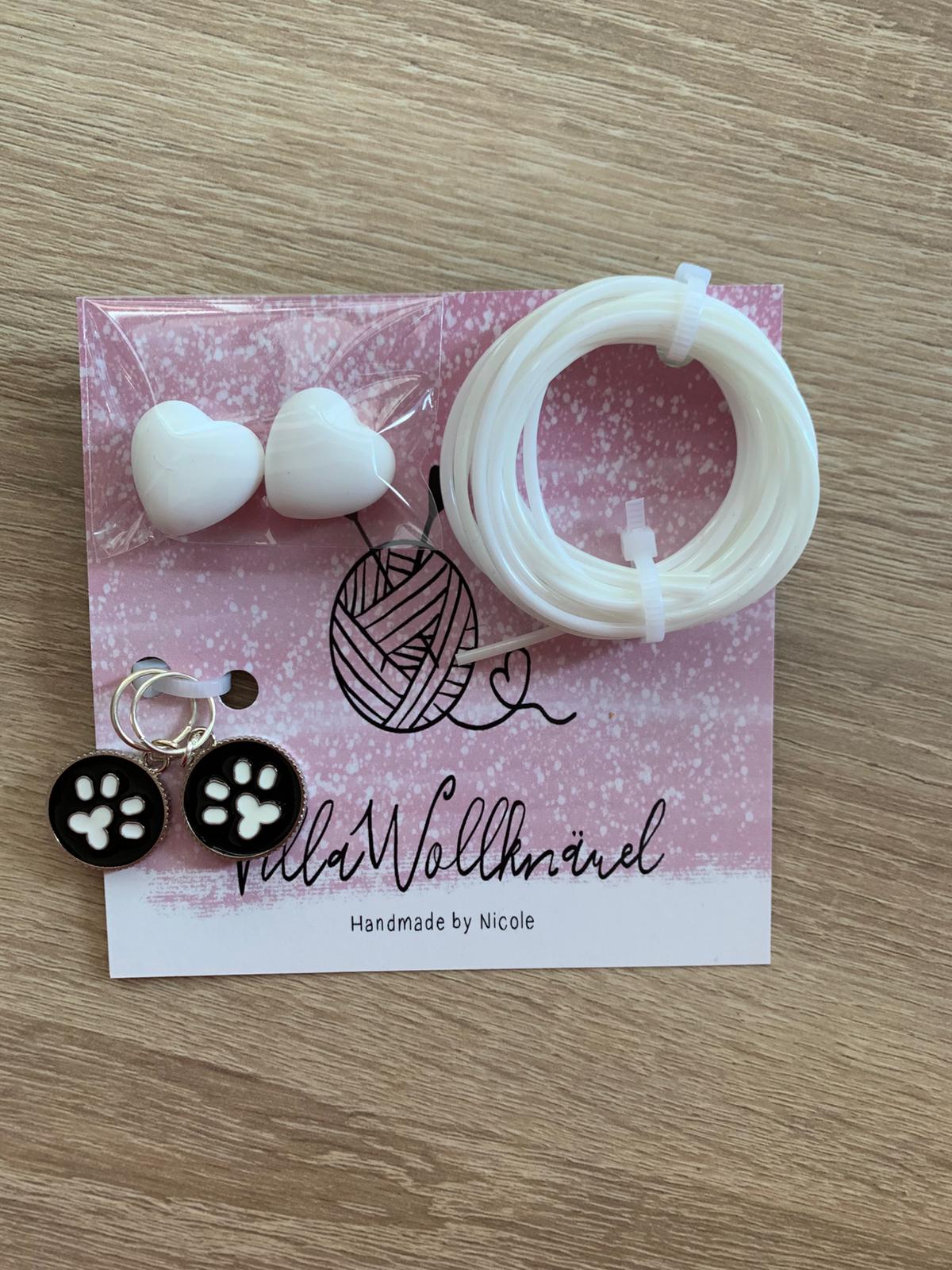 Geschenkset, Maschenseil, Stopper, Marker