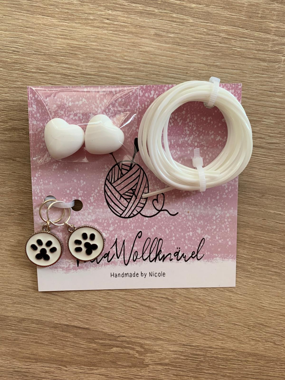 Geschenkset, Maschenseil, Stopper, Marker