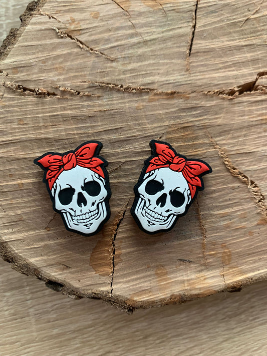Maschenstopper, Nadelschoner, Halloween, Totenkopf