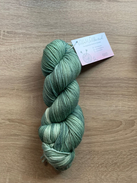 DK Garn, Glitzerwolle, edel, grün