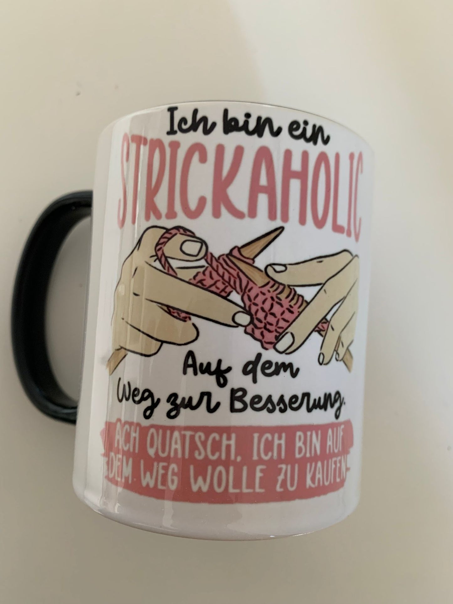 Tasse Strickaholic, Zubehör, Handarbeit
