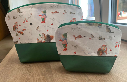 Projekttasche, Taschenset, Zubehör, Acufactum-Stoff, Handarbeit
