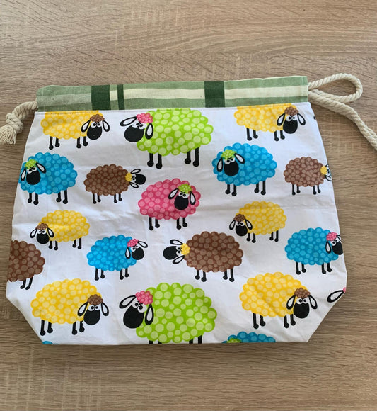 Projekttasche Schaf, Handarbeit