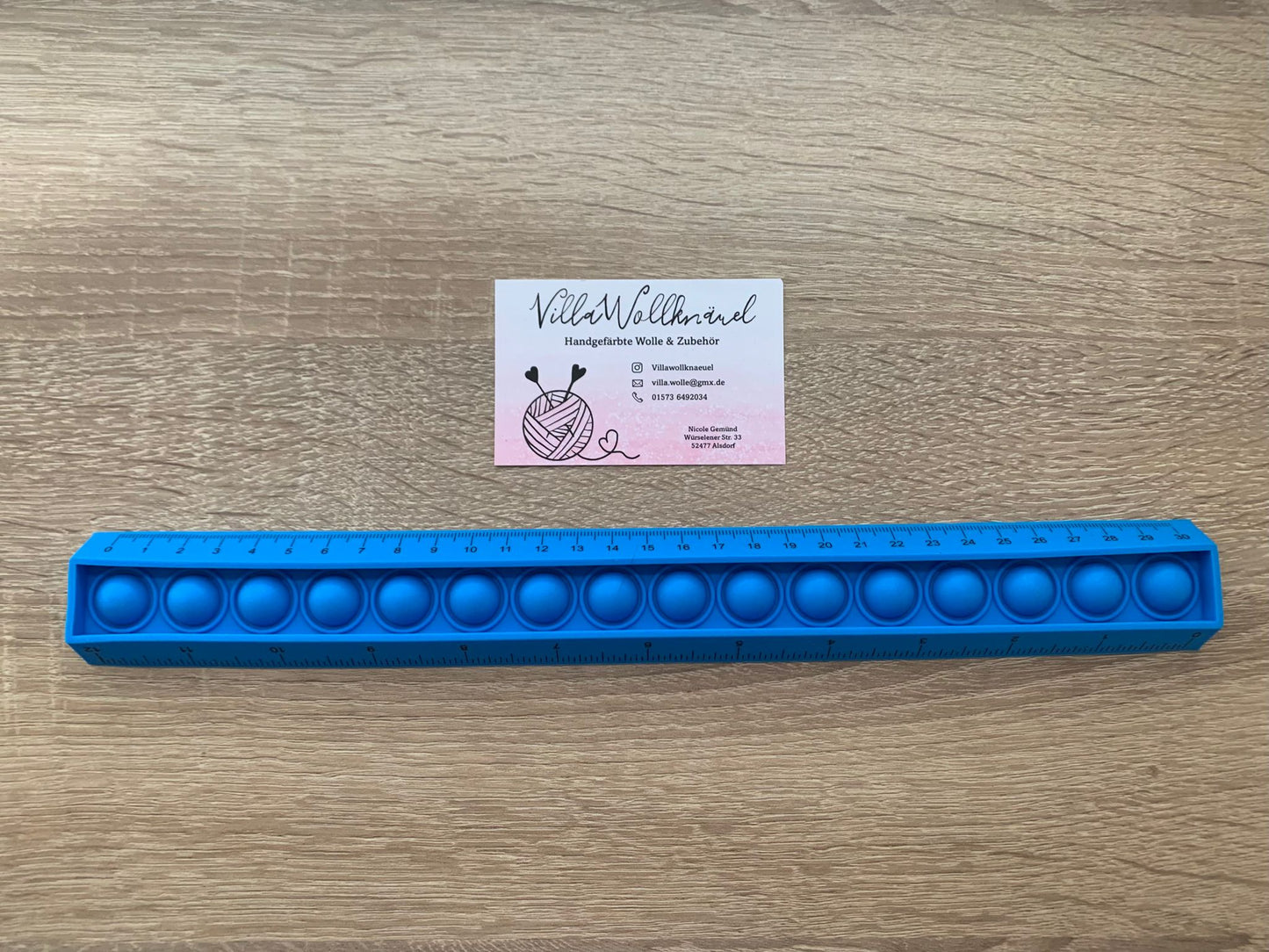 Reihenzähler mit Lineal, Zubehör Handarbeit